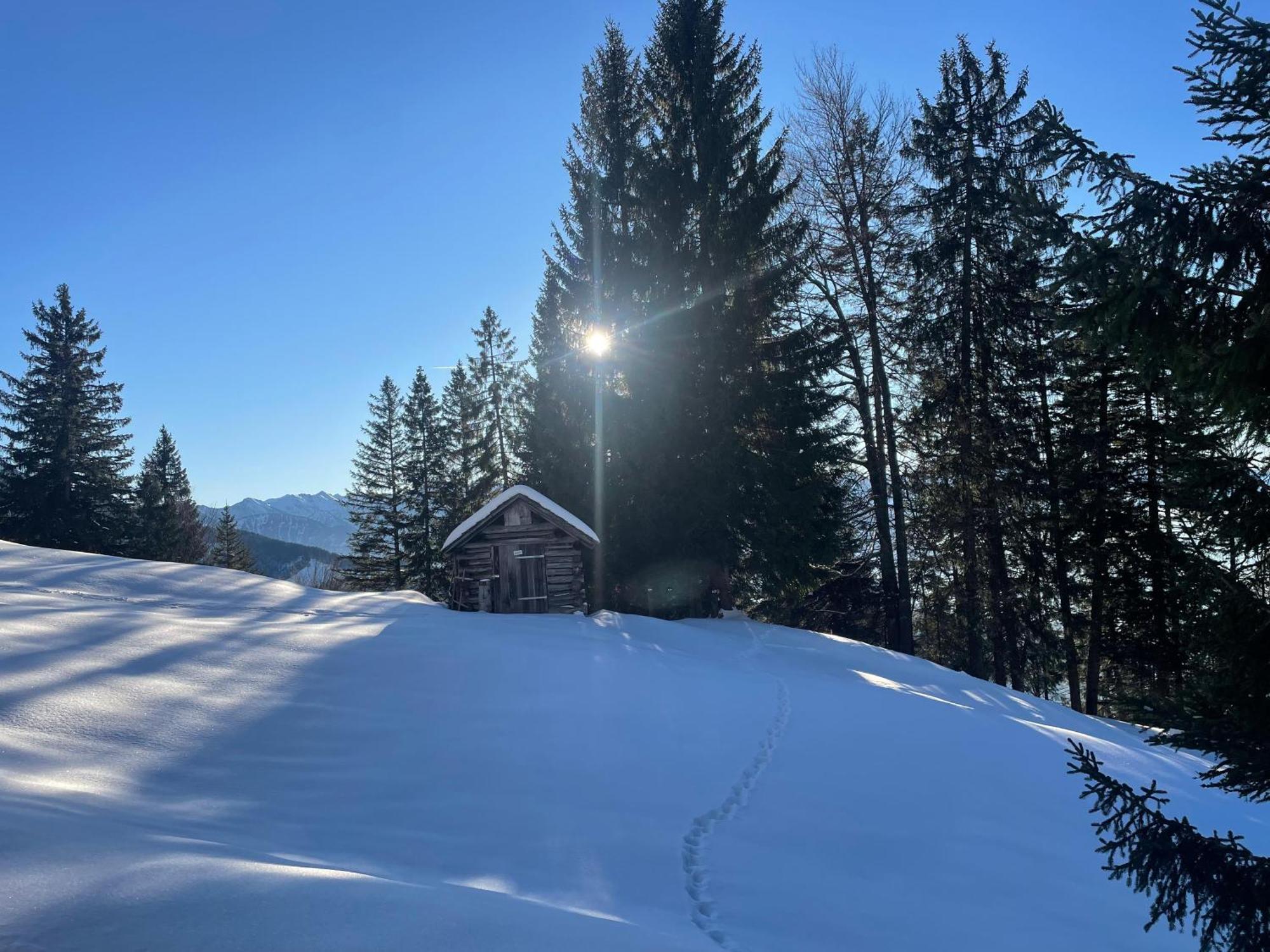 Gemuetliche Wohnung Mit Talblick Batschuns Exterior foto